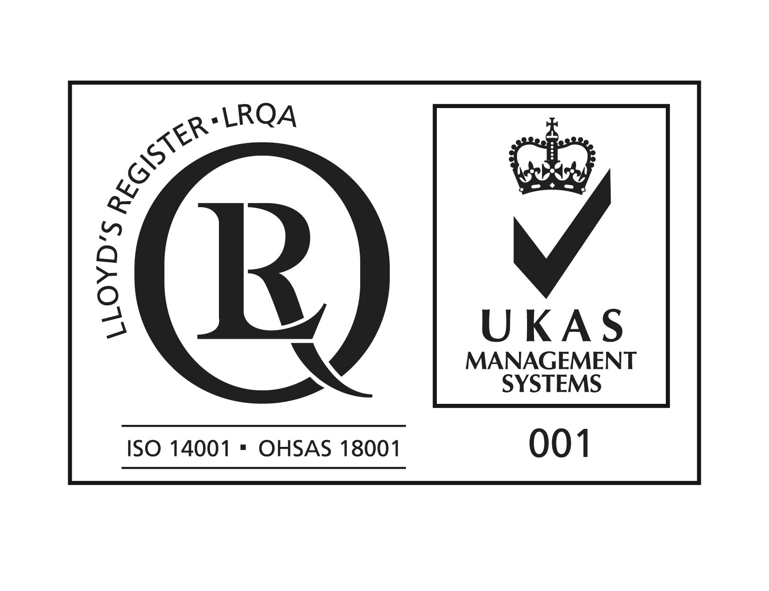 ISO14001,OHSAS18001 with UKAS