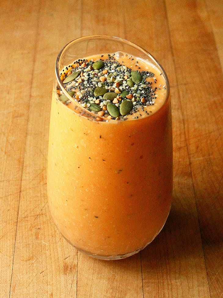 licuado de manzana con avena y leche