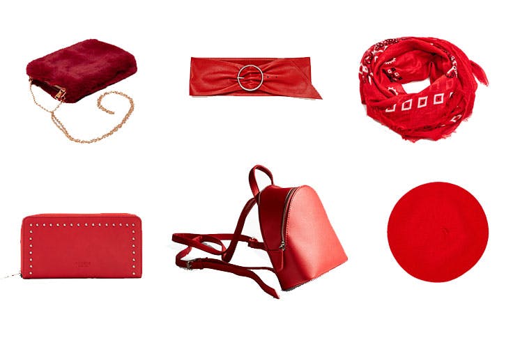 accesorios rojos