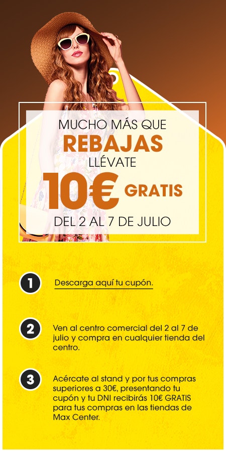 rebajas max center