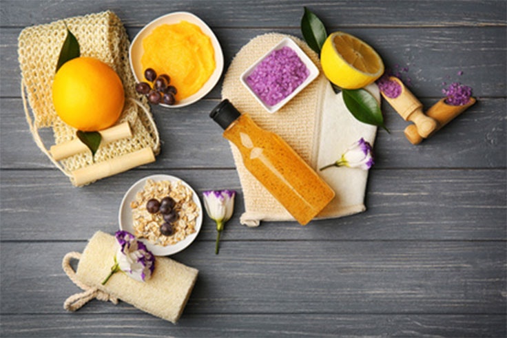 mascarilla facial de frutas