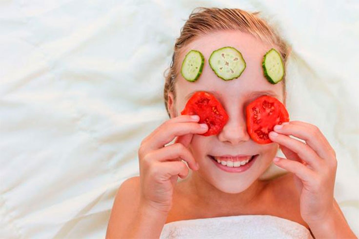 mascarilla facial de tomate