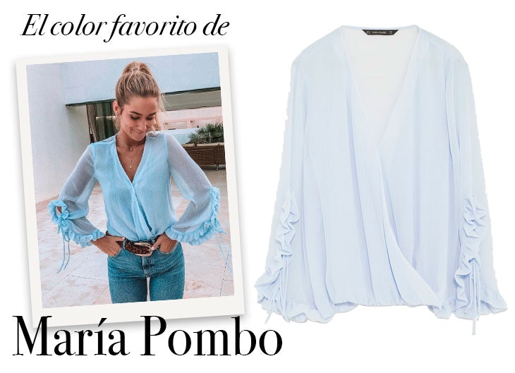 El color favorito de María Pombo
