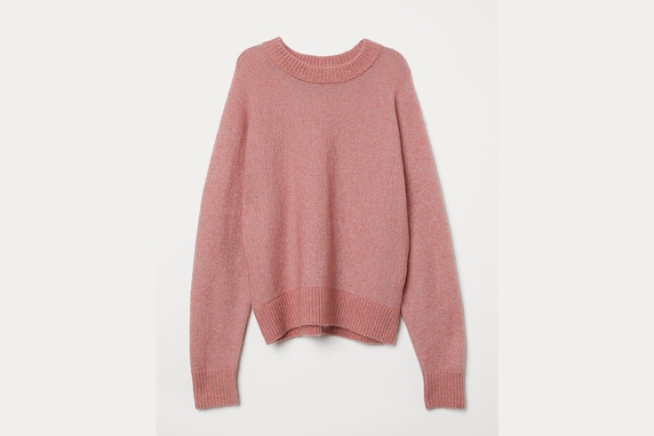 belen-hostalet-jersey-de-punto-rosa-hm
