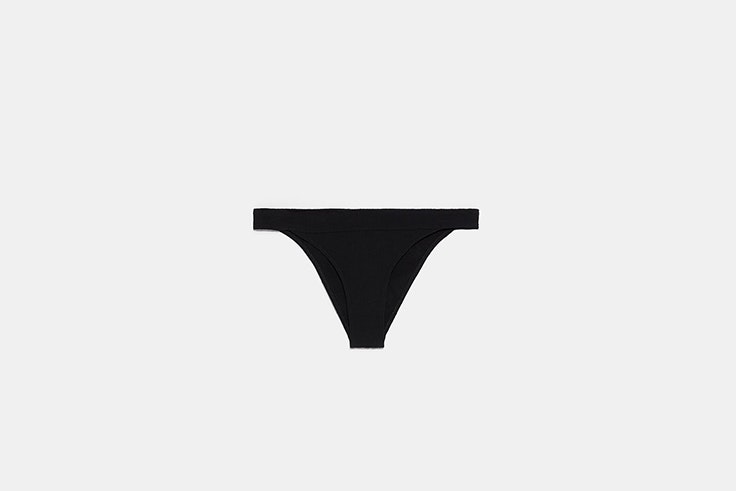 braga bikini negra zara