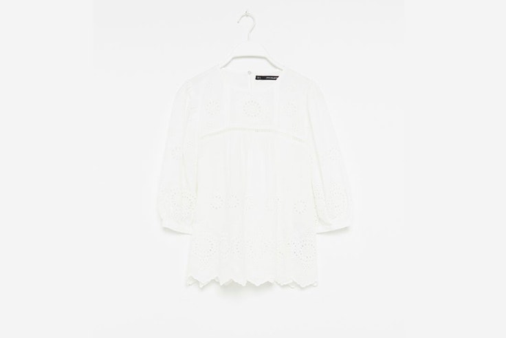 camisa blanca bordados sfera