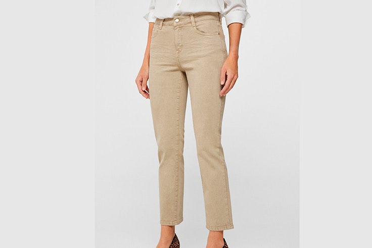 pantalon beige cortefiel