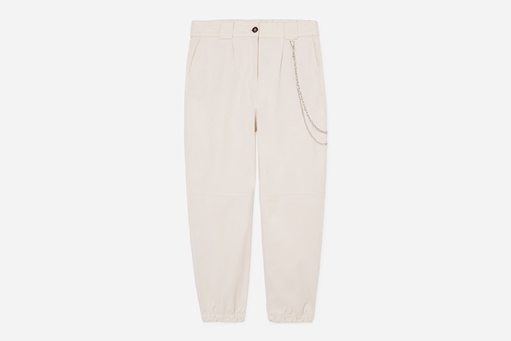 pantalon cargo beige lefties