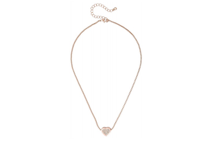 collar corazón dorado bijou brigitte