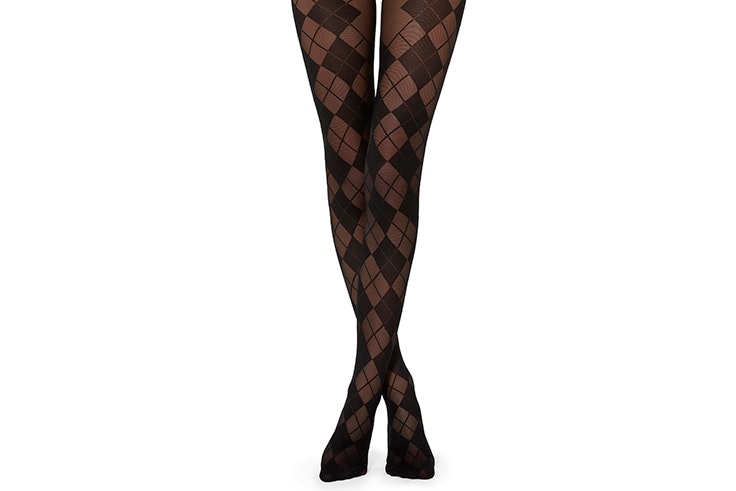 medias de calzedonia estampado rombos diamantes