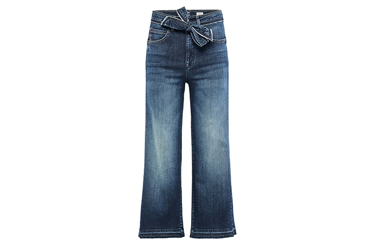 pantalon vaquero detalle lazo salsa