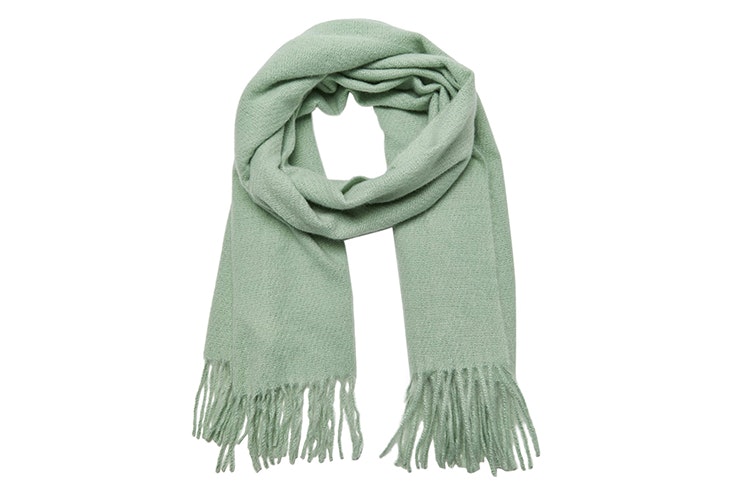 Bufanda de color verde pastel de Stradivarius