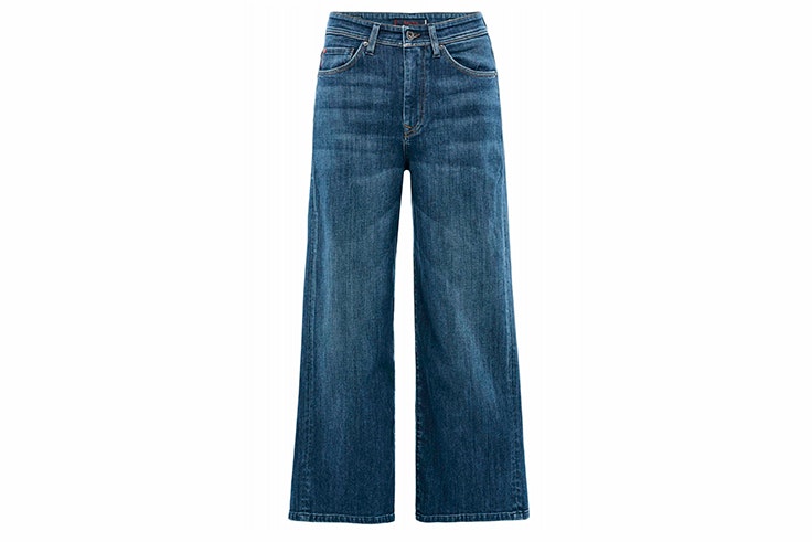 pantalón vaquero campana elegant culotte salsa
