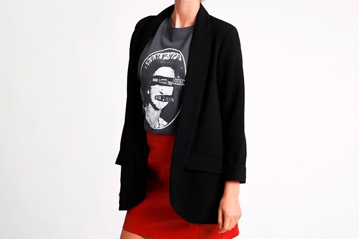 Chaqueta americana en color negro de Pimkie