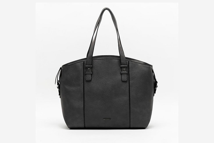 Bolso tipo shopper en color gris de Misako
