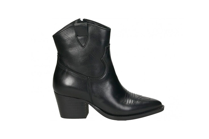 Botines de cowboy en color negro de Loogo