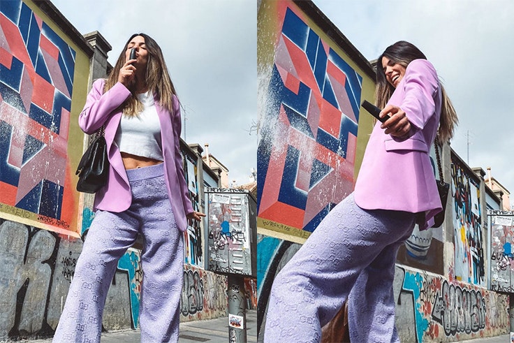 laura matamoros color lila