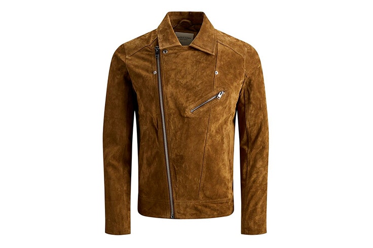 Chaqueta de ante en color marrón de Jack and Jones
