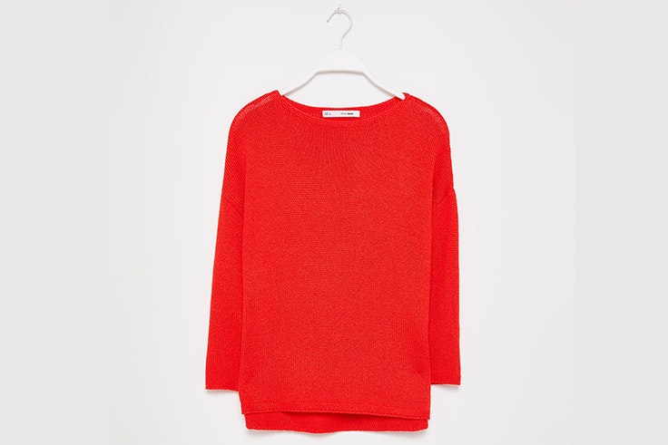 Jersey de punto en color rojo de Sfera