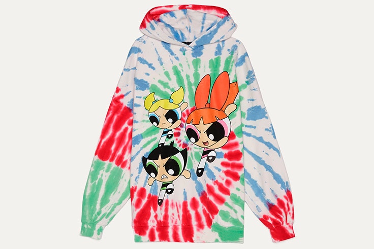 Sudadera de colores de las supernenas x Bershka
