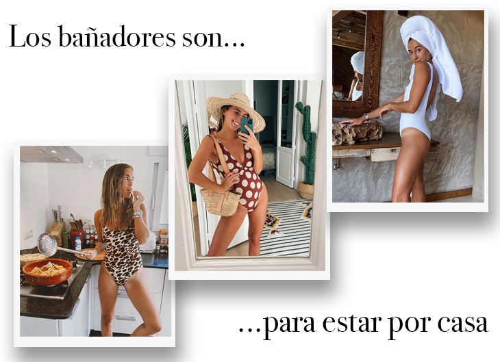Los bañadores y bikinis también son para estar por casa