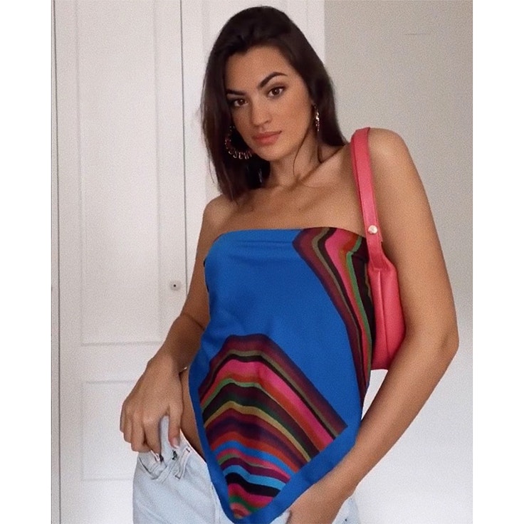 marta lozano estilo tendencia pañuelos estampados