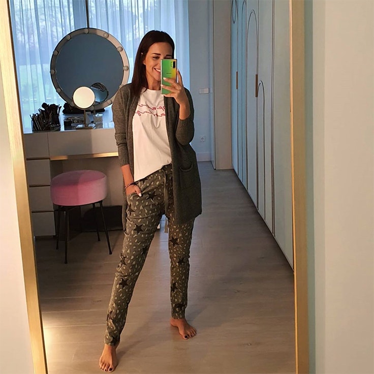 paula echevarría estilo looks para estar por casa