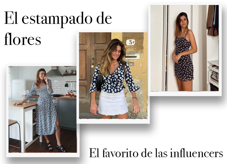 El estampado de flores, el favorito de las influencers