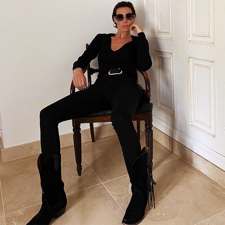eugenia osborne looks para estar por casa negro