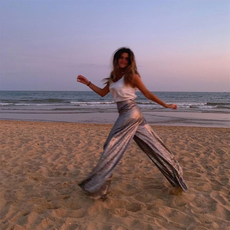 marta vidaurreta pantalones de verano con lentejuelas