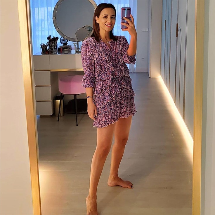 paula echevarria celebrities en el espejo looks de estar por casa