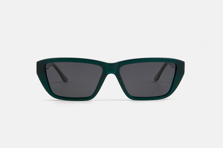 Gafas de sol rectangulares en color verde - 39.00 €