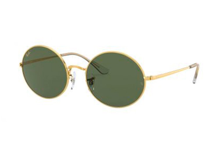 Gafas de sol doradas de Ray Ban. Disponibles en Soloptical