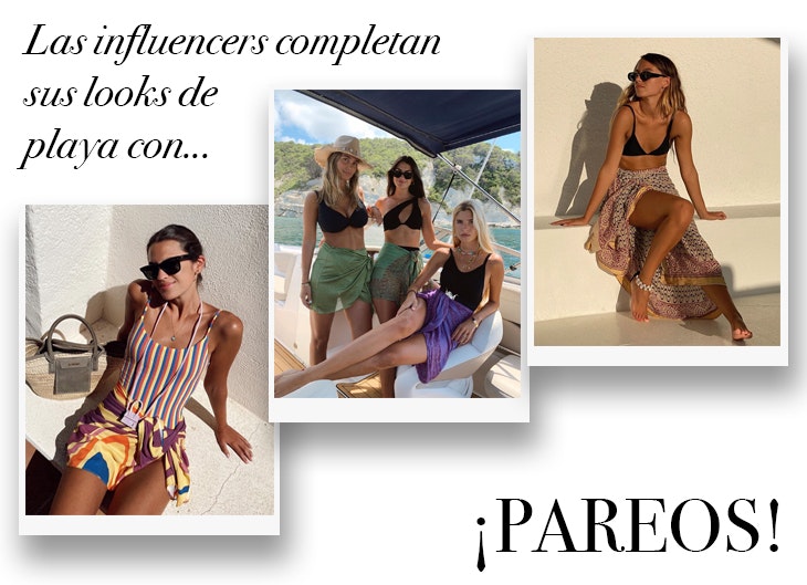 El pareo: el imprescindible de los looks playeros de las influencers