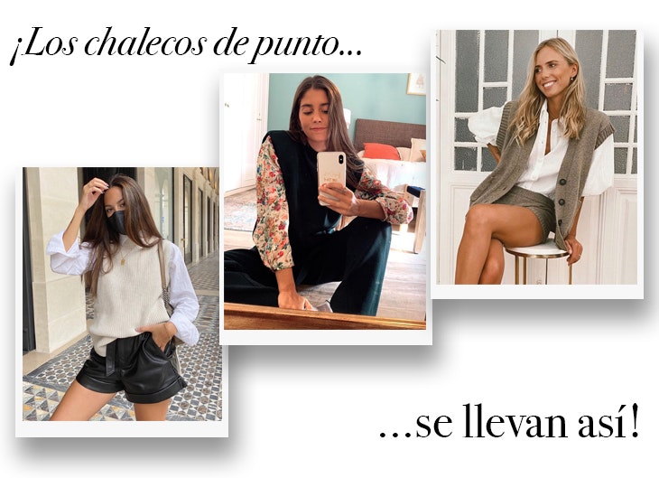 Las influencers eligen los chalecos para el otoño