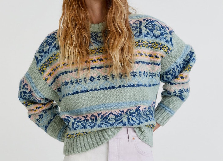 Jersey de jacquard de Pull & Bear