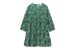 Vestido bordado de Zara