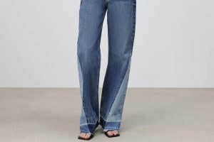 Vaqueros patchwork de Zara.