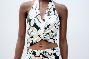 Escote tipo cuello halter