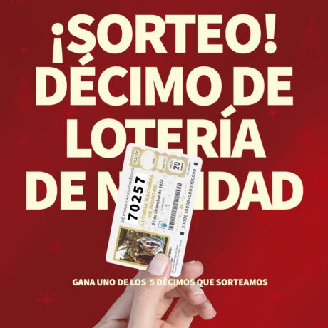 ¡Gana un décimo de la Lotería de Navidad con Max Center!