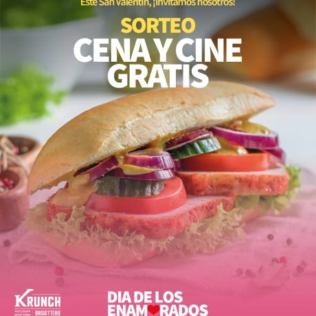 ¡SORTEO cena y cine para dos por San Valentín! 💘